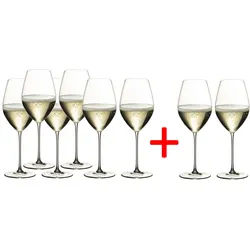 RIEDEL Serie VERITAS Champagne Glas 8 Stück / Value Pack 8 für 6 Set
