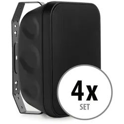 McGrey OLS-5251BK Outdoor-Lautsprecher 50 Watt Schwarz 4x Set