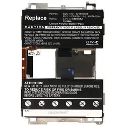 AccuCell Akku passend für Blackberry Playbook, Li-Polymer, 3,7V, 5400mAh, 20,0Wh, built-in, ohne Werkzeug