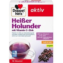 Doppelherz® aktiv Heißer Holunder mit Vitamin C + Zink Granulat 10 St 10 St Granulat