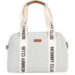 Childhome Wickeltasche , Creme, Weiß , Kunststoff, Textil , 38x21x27 cm , Baby on Tour, Kinderwagen, Wickeltaschen & Wickelrucksäcke