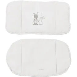 Roba Hochstuhl-Sitzverkleinerer 2-teilig Fox & Bunny , Textil , 27x59x43 cm , Babymöbel & Kindermöbel, Babyzimmer, Hochstühle