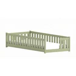 Kids Collective Bodenbett 90x200 cm in Olivgrün , Holz , 90x200 cm , Babymöbel & Kindermöbel, Kinderzimmer & Jugendzimmer, Kinderbetten