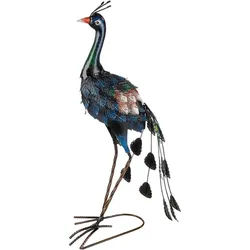 GILDE Tierfigur Pfau (1 St) bunt 24 cm x 57 cm x 16 cm