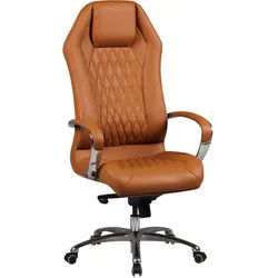 Chefsessel Monterey Hellbraun/Lederlook