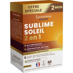 Santarome Sublime Soleil Selbstbräuner Und Sonnenvorbereiter 2 Monate 60 Kapseln