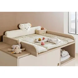 Paidi Wickelaufsatz , Beige , Holzwerkstoff , 129.4x12.5x81.3 cm , Blauer Engel, Goldenes M , Baby & Kindermöbel, Babyzimmer, Wickelkommoden & Zubehör, Wickelaufsätze