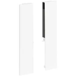 SO-TECH® Schubkasten Fronten für Innenschublade für JUNKER SLIM Schubladensystem, Frontadapter weiß,für Schubladenhöhe 199 mm, 1 Paar weiß