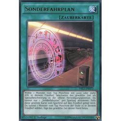 ReCollectibles Sammelkarte YuGiOh Karte Sonderfahrplan deutsch, Yu-Gi-Oh! Karte DRL3-EN073 Ultra Rare weiß