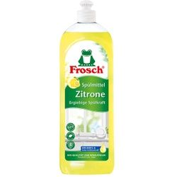 Frosch Zitronen Spülmittel, fettlösend, Kräftige Reinigung für glänzendes Geschirr, 750 ml - Flasche