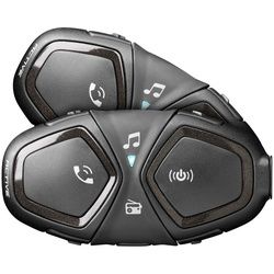 Interphone Active Bluetooth Kommunikationssystem Doppelset, schwarz