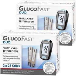 Glucofast Duo Blutzucker-Teststreifen Teststreifen 100 St