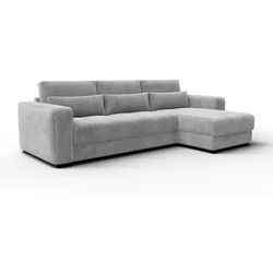 ECKSOFA OLI 4-Sitzer rechts, hellgrau