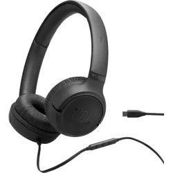 Tune 530C Wired USB-C On-ear Headphones Black