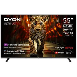 Dyon Ultimax 55U-TI LED-Fernseher (139 cm/55 Zoll, 4K UHD, Smart-TV, 55", 4K UHD, Smart-TV mit Hub, Gaming, Triple Tuner, CI) schwarz