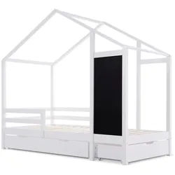 Urban Meuble Hausbetten Weiß , Holz , 208x177x96 cm , Babymöbel & Kindermöbel, Kinderzimmer & Jugendzimmer, Kinderbetten, Spielbetten