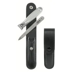 Dreiturm Solingen Maniküre-Etui Dreiturm Nagelknipser Set, Solingen Qualität Modell Nero, 1 tlg.