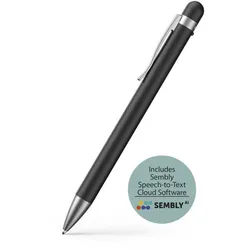 Philips DVT1600 Audio Recorder Pen Digitales Diktiergerät (32GB, PCM, Inkl. Sembly Sprache-zu-Text-Cloud-Software)