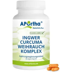 APOrtha® Ingwer-Curcuma-Weihrauch-Komplex Kapseln 60 St