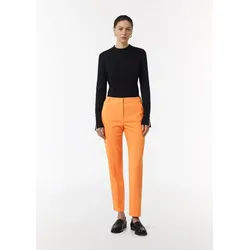 comma 7/8-Hose Hose Slim: Hose mit Bügelfalten orange 46