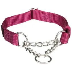 TRIXIE Premium Zug-Stopp-Halsband, schwarz, S–M