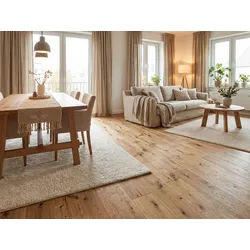 KAHRS Parkett Eiche "Homestead" Rustikal, naturgeölt, gebürstet, Klick, 14/3x190x1900 mm, 2,888 m2 / VE