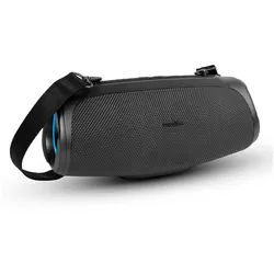 Medion® LIFE® P61746 (MD43746) M Bluetooth-Lautsprecher (A2DP Bluetooth, AVRCP Bluetooth, Bluetooth, 30 W, tragbar, Akku, Bass Boost, Musikbox, RGB, IPX7, Powerbank, Anthrazit) grau