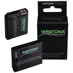Patona 2x Akku für Panasonic DMW-BCM13 Kamera-Akku Ersatzakku 1100 mAh (3,6 V, 2 St), BCM13 DMC-TZ41 DMC-TS5 DMC-FT5 DMC-TZ40 DMC-ZS30