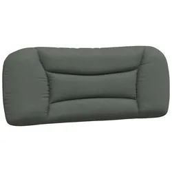 vidaXL Kopfteil, Bett Kopfteil-Kissen Dunkelgrau 100 cm Stoff