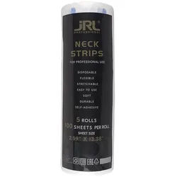 JRL Professional Halskrause 5 Rollen je 100 Streifen (Weiß)