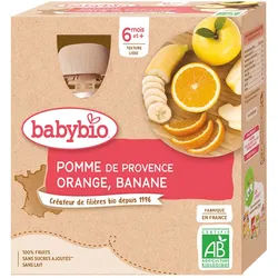 Babybio Pomme DE Provence Orange Banane ab 6 Monate