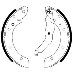 Bremsbackensatz TEXTAR 91044000