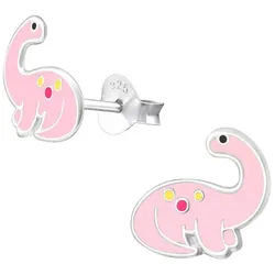 Order & Smile Schmuck Paar Ohrstecker Kinder Ohrstecker 925 Silber Ohrringe für Mädchen silberfarben