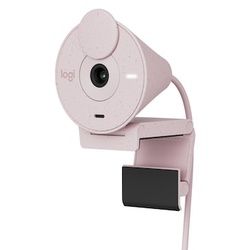 Logitech Brio 300 Full HD USB-C Webcam, Rosé