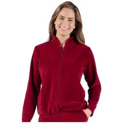 Nina Von C. Hausanzug Homewear Nikki Jacke (1 tlg) kuschelige Qualität rot 36