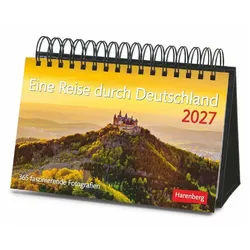 Harenberg Kalender Verlag Tischkalender Eine Reise durch Deutschland Premiumkalender 2027 - 365...