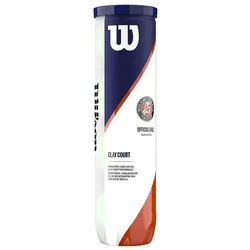 Wilson Tennisball Roland Garros Official Ball 4 Pack - Tennisball gelb