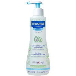 mustela® bébé Reinigungswasser ohne Abwaschen für normale Haut
