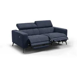 RELAXSOFA MORELLO 3-Sitzer, marineblau, 2 x Relax Zero Gravity