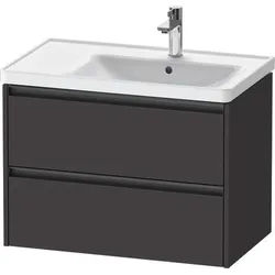 Duravit Ketho.2 Waschtischunterbau wandhängend Graphit Supermatt 784x455x549 mm - K25286080800000 K25286080800000