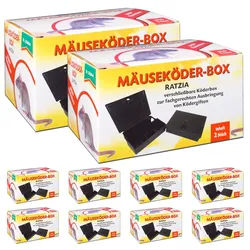Silberkraft Ratzia Mäuseköder-Box 20 St