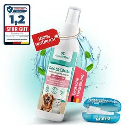 PowerPets - DentaClean Zahnreinigungsspray Leberwurst Dosierspray 80 ml