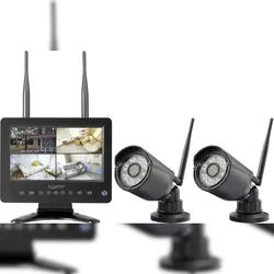 Sygonix SY-6330454 Funk-Überwachungskamera-Set mit 2 Kameras 1280 x 720 Pixel 2.4 GHz