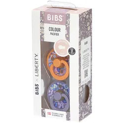 Bibs x Liberty Schnuller June Blossom - Pumpkin Mix 6-18 Monate