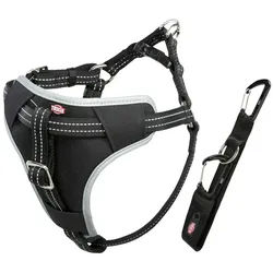 TRIXIE Auto-Geschirr Comfort, L: 65–80 cm/23 mm, schwarz