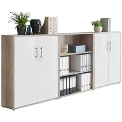 Aktenschrank Office Edition Sw Sonoma Eiche/Weiß