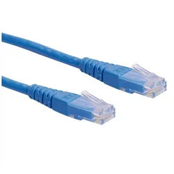 ROLINE Patchkabel Cat.6 (Class E) UTP LAN-Kabel, RJ-45 Männlich (Stecker), RJ-45 Männlich (Stecker) (500.0 cm) blau