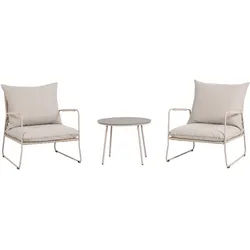 Lounge-Set GUALDO (BHT 65x80x86 cm) - Bezug: Stoff - BHT 65x80x86 cm