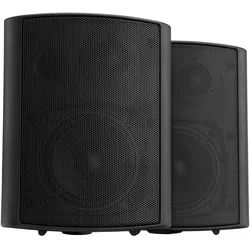 Pronomic USP-540 BK Paar HiFi Wandlautsprecher Box schwarz 160 Watt