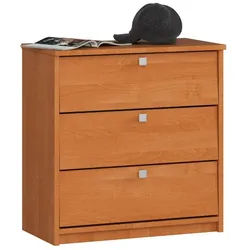 Raumhirsch Furniture Schuhschrank Eiche - Praktische Schuhkommode - Schuhregal Pflegeleichte MDF-Oberfläche, Maße: 80 x 100 x 35 cm, 18 Paar